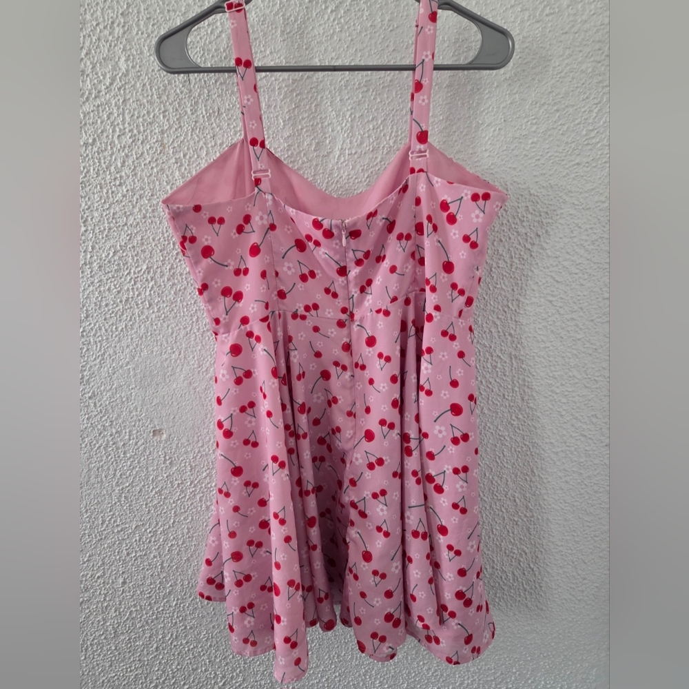Cherry Print Mini Dress - Picture 3 of 5